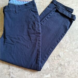 Nautica Blue Chinos with hemmed bottom
